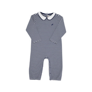 Potter's Playsuit - Nantucket Navy Stripe