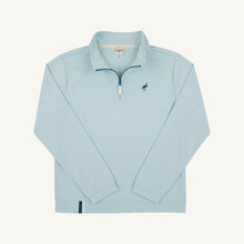 Load image into Gallery viewer, Prepletic® Hayword Half-Zip - Old Greenwich Green w/ Barnsley Blue - Performance
