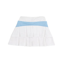 Load image into Gallery viewer, Prepletic® Cindy Skort - Worth Ave White w/ Beale Street Blue - Athletic
