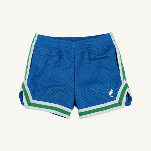 Prepletic™ Sheppy Shorts - Wood Boat Blue w/ White & Kiawah Kelly Green - Boys'
