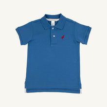 Load image into Gallery viewer, Prim &amp; Proper Polo - Wood Boat Blue w/ Richmond Red Stork
