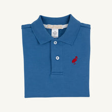 Load image into Gallery viewer, Prim &amp; Proper Polo - Wood Boat Blue w/ Richmond Red Stork
