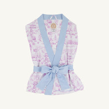 Load image into Gallery viewer, Ready or Not Robe - Lavender &amp; Lambs w/ Beale Street Blue
