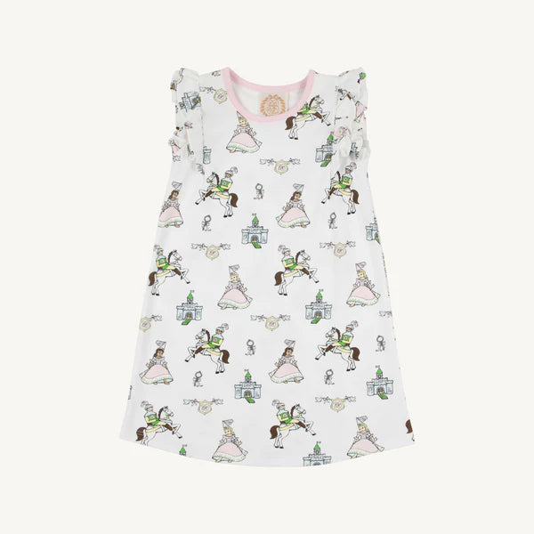 Ruehling Ruffle Dress - Darling Duchess w/ Palm Beach Pink