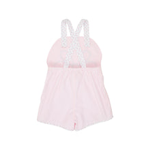 Load image into Gallery viewer, Ruthie Romper - Palm Beach Pink w/ Port Royal Rosebud
