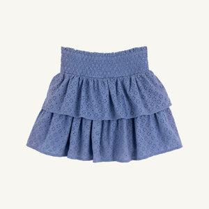 Ruthie Ruffle Skirt - Park City Periwinkle - Eyelet