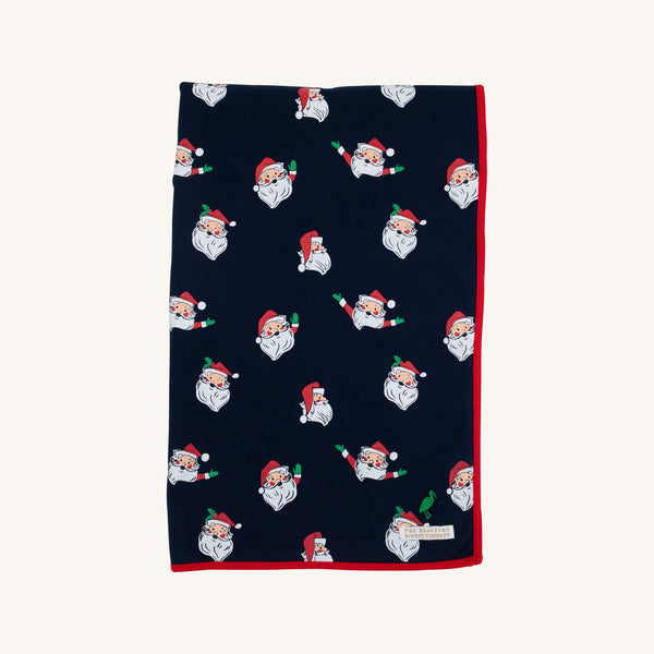 Silent Night Throw - Jolly Old St. Nick w/ Richmond Red