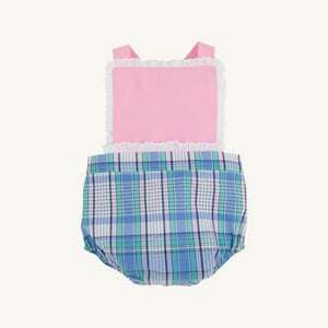 Sally Sunsuit - Lauderdale Pier Plaid w/ Pier Party Pink - Woven