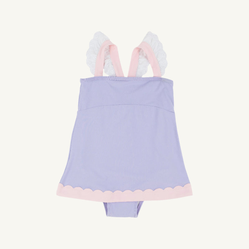 Sanctuary Scallop Swimsuit - Lauderdale Lavender w/ Palm Beach Pink