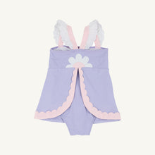 Load image into Gallery viewer, Sanctuary Scallop Swimsuit - Lauderdale Lavender w/ Palm Beach Pink
