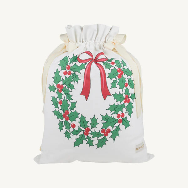 Santa's Big Bag - Palmetto Pearl w/ Wreath