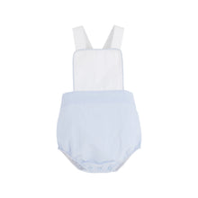 Load image into Gallery viewer, Sayre Sunsuit - Breakers Blue Seersucker
