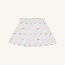 Load image into Gallery viewer, Searcy Skort - Bitty Bows (White) - Heavy Knit
