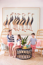 Load image into Gallery viewer, Seaton Sweater - Nantucket Navy &amp; Palmetto Pearl Stripe
