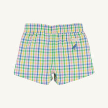 Load image into Gallery viewer, Sheffield Shorts - Primland Plaid w/ Barbados Blue
