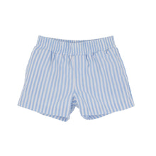 Load image into Gallery viewer, Sheffield Shorts - Beale Street Blue Stripe w/ Grace Bay Green
