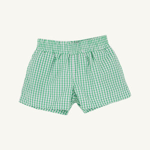 Sheffield Shorts - Kiawah Kelly Green Windowpane