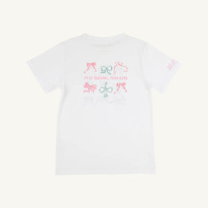 Sir Proper's T-Shirt - Worth Ave White "No Bow No Go"