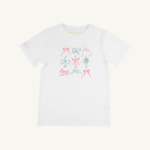 Sir Proper's T-Shirt - Worth Ave White "No Bow No Go"