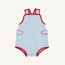 Load image into Gallery viewer, Skipper Sunsuit - Buckhead Blue w/ Richmond Red
