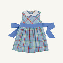 Load image into Gallery viewer, Cindy Lou Sash Dress - Kensington Court Plaid - Sleeveless - Woven
