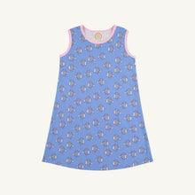 Load image into Gallery viewer, Polly Play Dress - Little Fishes w/ Pier Party Pink - Sleeveless
