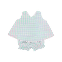 Load image into Gallery viewer, Susanne Swing Top Set - Sir Proper&#39;s Preppy Plaid w/ Palm Beach Pink - Ric Rac
