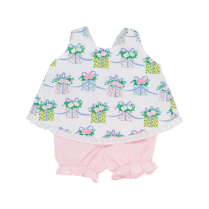 Susy Swing Top Set - Every Day is a Gift w/ Palm Beach Pink