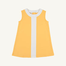 Load image into Gallery viewer, Daisy Dress - Yates Ave Yellow w/ Worth Ave White

