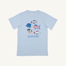 Load image into Gallery viewer, Sir Proper's T-Shirt - Buckhead Blue w/ Fish
