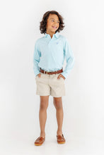 Load image into Gallery viewer, Prim &amp; Proper Polo - Belhaven Blue Stripe - Long Sleeve
