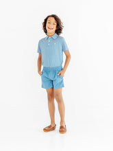 Load image into Gallery viewer, Prepletic™ Prim &amp; Proper Polo - Sumner County Stripe (Barnsley Blue)
