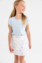 Load image into Gallery viewer, Searcy Skort - Bitty Bows (White) - Heavy Knit
