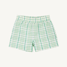 Load image into Gallery viewer, Sheffield Shorts - Gibson Island Green &amp; Lake Worth Yellow Sewanee Seersucker
