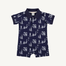 Load image into Gallery viewer, Sir Proper&#39;s Romper - Ten to Win w/ Worth Ave White - Derby
