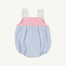 Load image into Gallery viewer, Babs Bubble - Breakers Blue Seersucker w/ Sandpearl Pink

