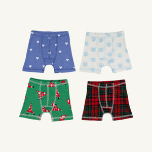 Theodore's Underthings Set - 4-pack - Assorted Holiday