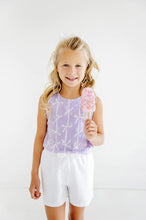 Load image into Gallery viewer, Tay Tay Tank - Braselton Bows (Lavender) - Pima
