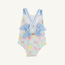 Load image into Gallery viewer, Taylor Bay Bathing Suit - Merry Little Meadow w/ Beale Street Blue
