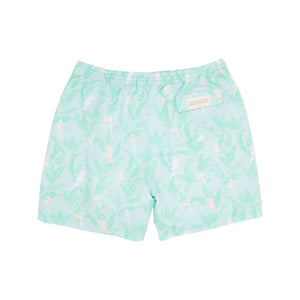 Toddy Swim Trunks - Parrot Island Palms - Men's