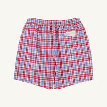 Load image into Gallery viewer, Toddy Swim Trunks - Lawn Party Plaid - Men&#39;s
