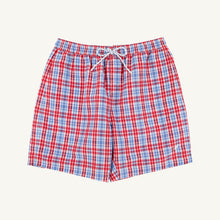 Load image into Gallery viewer, Toddy Swim Trunks - Lawn Party Plaid - Men&#39;s
