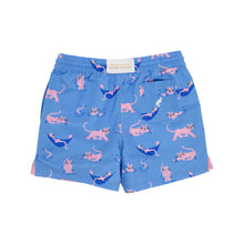 Load image into Gallery viewer, Tortola Swim Trunks - Wild One w/ Worth Ave White
