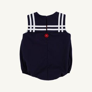 Towne's Top Sail Bubble - Nantucket Navy w/ Worth Ave White