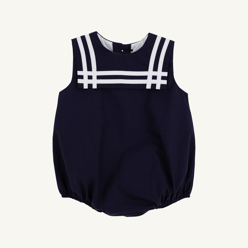 Towne's Top Sail Bubble - Nantucket Navy w/ Worth Ave White