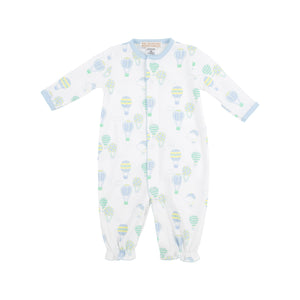 Twinkle Twinkle 2-in-1 Gown - Up Up and Away w/ Buckhead Blue