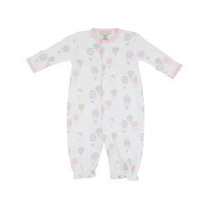 Twinkle Twinkle 2-in-1 Gown - Up Up and Away w/ Palm Beach Pink
