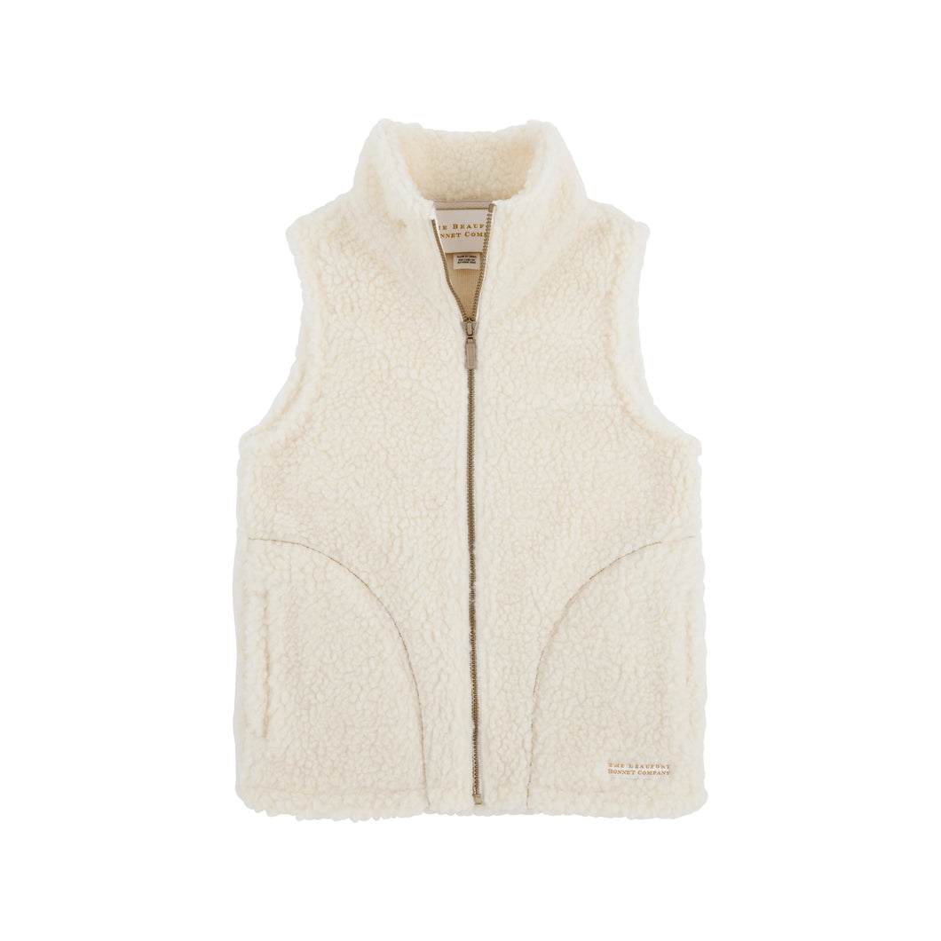 Van Camp Vest - Palmetto Pearl w/ Gold - Sherpa