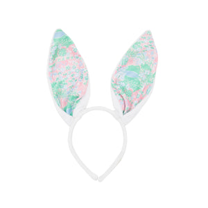 Wabbit Ears - Turks Teal Sewanee Seersucker or Beasley Blooms