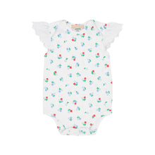 Load image into Gallery viewer, Wendy Onesie - Myers Park Mini Floral - Eyelet Sleeves
